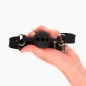 Preview: MORDAZA 55 x 2 cm Ball 4cm Solid Silicone Size S Black – Kink