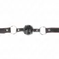 Preview: Hohlharter Schwarzer Ballknebel Modell 2 65 X 2.5cm – Kink