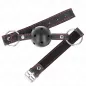 Preview: Hohlharter Schwarzer Ballknebel Modell 2 65 X 2.5cm – Kink