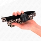 Preview: KINK - LEOPARD ATMUNGSAKTIVER BALL 4,5 CM GAG 65 x 2,5 CM