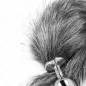 Preview: Anal Plug Größe M 8 X 3.5cm Mit Kunststoffschwanz Grau – Kink