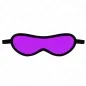 Preview: Purple sleep mask with black border and elastic band on a white background.