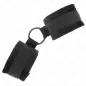 Preview: Beginner Handmanschetten 25cm Mit O-Ring 4cm Schwarz – Kink