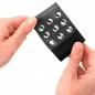 Preview: Handgelenkfesseln Mit Druckverschluss Schwarz – Kink