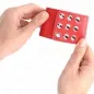 Preview: Handgelenkfesseln Mit Druckverschluss Rot – Kink