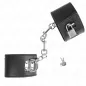 Preview: Wrist cuffs with lock closure, black – Kink