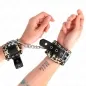 Preview: Leopard Leather Wrist Cuffs – Kink