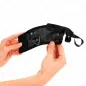 Preview: Scandal Wrist Cuffs Black Lace Details – Kink