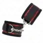 Preview: Scandal Wrist Cuffs Red-Black – Kink