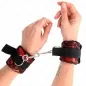 Preview: Scandal Wrist Cuffs Red-Black – Kink