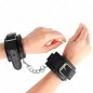 Preview: Thin Wrist Cuffs Black Adjustable 21-33cm – Kink