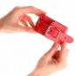 Preview: DãNne Handgelenksfesseln Rot Verstellbar 21-33cm – Kink