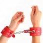Preview: DãNne Handgelenksfesseln Rot Verstellbar 21-33cm – Kink