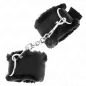 Preview: Fur-lined wrist cuffs, black – Kink