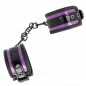 Preview: Neopren Handgelenkfesseln Helllila Verstellbar 21-28cm X 5cm – Kink