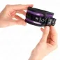 Preview: Neopren Handgelenkfesseln Helllila Verstellbar 21-28cm X 5cm – Kink
