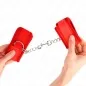 Preview: Neoprene wrist cuffs, red, 42 x 5 cm – Kink