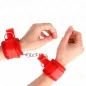 Preview: Neoprene wrist cuffs, red, 42 x 5 cm – Kink