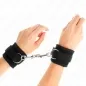 Preview: Nylon Bind-Handhandfesseln Mit Klettverschluss Schwarz – Kink