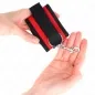 Preview: Nylon Bind Hand Cuffs with Velcro Fastener, Red-Black – Kink