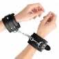 Preview: Einfache Handgelenksfesseln Schwarz – Kink