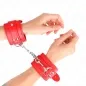 Preview: Einfache Handgelenksfesseln Rot – Kink
