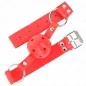 Preview: Complete Red Hollow Ball Gag 62 x 2 cm – Kink