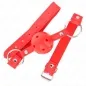 Preview: Atmungsaktiver Ball 4cm Knebel Mit Doppelniet Modell 1 Rot – Kink