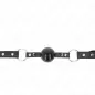 Preview: 4cm Ball Gag with Lace Rivet and Snap Closure – Kink
