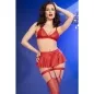 Preview: 3-piece set red M – Chili rose