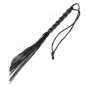 Preview: Mini silicone whip with 6 black beads, 26cm – Kink