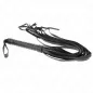 Preview: Black Whip with Short Handle and Long Tail 70cm – Kink