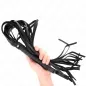 Preview: Black Whip with Short Handle and Long Tail 70cm – Kink