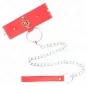 Preview: Rote Diamantkette Mit Gürtel 65cm – Kink