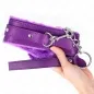 Preview: Collar and Leash 65cm With Restrictions Purple – Kink