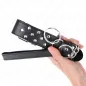 Preview: Ring Studded Band Necklace with Belt 65cm Black – Kink