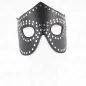 Preview: Faux leather mask with rivets, model 2, 30 x 12 cm – Kink