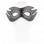 Preview: Kunstledermaske Mit Nieten Modell 3 26 X 9.5cm – Kink