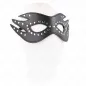 Preview: Kunstledermaske Mit Nieten Modell 3 26 X 9.5cm – Kink
