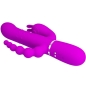 Preview: PRETTY LOVE - CAMMY TRIPLE VIBRATOR MULTIFUNKTION 4 IN 1 ROSA