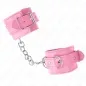 Preview: Einfache Handgelenksfesseln Rosa – Kink