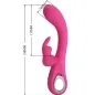 Preview: Novak Rabbit Vibrator 12 Modi Rosa | Pretty Love