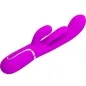 Preview: Shania Triple Rabbit Vibrator Multifunktions-Rosa | Pretty Love