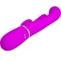 Preview: Shania Triple Rabbit Vibrator Multifunktions-Rosa | Pretty Love