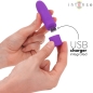 Preview: INTENSE - SYMONE USB WIEDERAUFLADBARER VIBRIERENDER BULLET 8 VIBRATIONEN LILA 10 X 2,2 CM