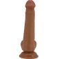 Preview: PRETTY LOVE - GROSSER REALISTISCHER DILDO 22 CM BRAUN