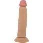Preview: Realistischer Dildo mit Saugnapf, hautfarben, stehend aufrecht.