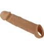 Preview: Skin-colored silicone penis attachment with detailed texture and open base.