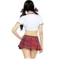 Preview: Classic Miss Collegiate Costume Red/White S/M – Leg Avenue
