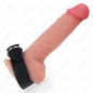 Preview: KINK - LEDER PENISRING MIT DRUCKVERSCHLUSS 22 X 2 CM